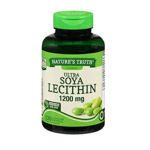 Nature's Truth Ultra Soya Lecithin Quick Release Softgels 1200 Mg 120 Caps