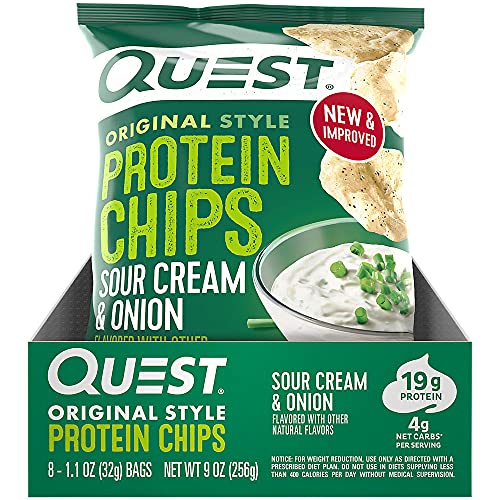 Image 3 of Quest Protein Chips - Sour Cream & Onion (8 Bags)