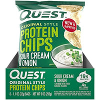 Thumbnail for Image 3 of Quest Protein Chips - Sour Cream & Onion (8 Bags)