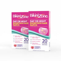 Thumbnail for Image 1 of 20 Count (Pack of 2) for the product Bikini Zone Day or Night Ingrown Hair Patches, 20 Ct, 2 Pack