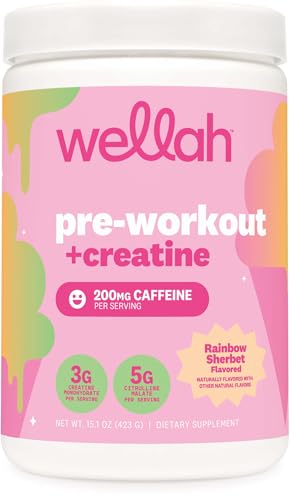 Image 6 of Rainbow Sherbet for the product Wellah Pre-Workout + Creatine Powder
