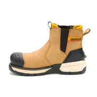 Thumbnail for CAT Men's Excavator ft Power Spring Technology Chelsea Waterproof Composite Toe Work Boot