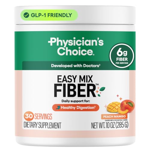 Image 1 of Default Title for the product Physician's CHOICE Easy Mix Fiber for GLP-1 Support - 30 Servings