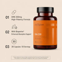 Thumbnail for Image 4 of Olympian Labs DIM Supplement with BioPerine 250mg, 30 Caps