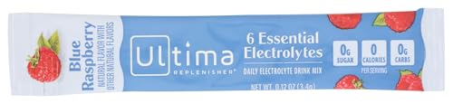 Image 1 of Default Title for the product Ultima Replenisher Electrolyte Drink Mix Blue Raspberry Single, 0.12 Ounce