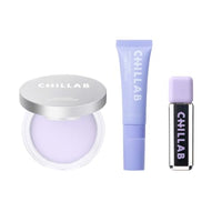 Thumbnail for Image 1 of Default Title for the product Chillab Lavender Matte Powder, Black Lip Oil & Tinted Eye Cream Bundle