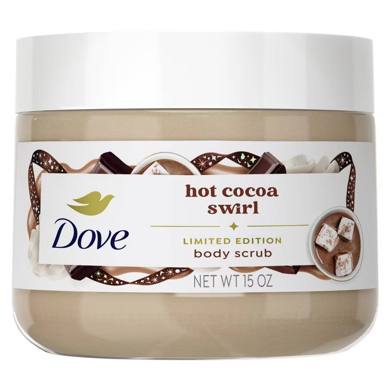 Dove Beauty Limited Edition Holiday Treat Body Scrub - Hot Cocoa Swirl - 15oz