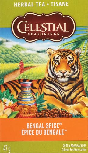 Image 4 of Celestial Seasonings Bengal Spice Herbal Tea, 20 Tea Bags Box (Pack of 2)
