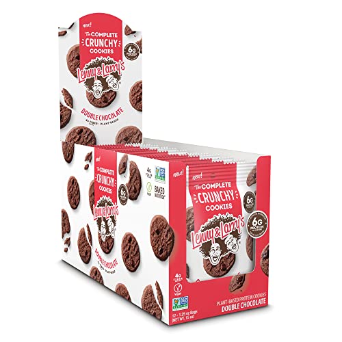 Image 4 of Lenny & Larry's Crunchy Cookie Double Chocolate, 6g Plant Protein, 12 Pack