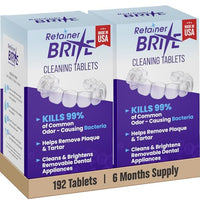 Thumbnail for Image 1 of Default Title for the product Retainer Brite Aligner Cleaning Tablets 192 Tablets – 6 Month Supply