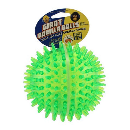 Gorilla Ball Dog Toy Assorted 1 Count / Extra Large (5 Inches) by Petsport USA