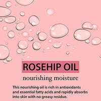 Thumbnail for Image 3 of Rosehip Oil for Face - Unrefined & Cold Pressed Essential Oil from the Seed - Nourishing for Skin & Hair - USDA Certified Organic & 100% Pure - 1 Oz