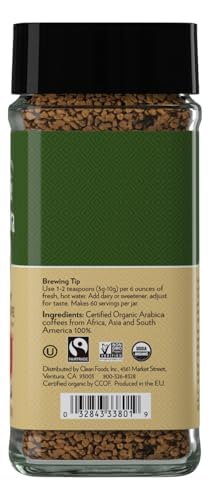 Image 7 of Cafe Altura Instant Organic Coffee, Medium Roast, 3.53 Oz Jar