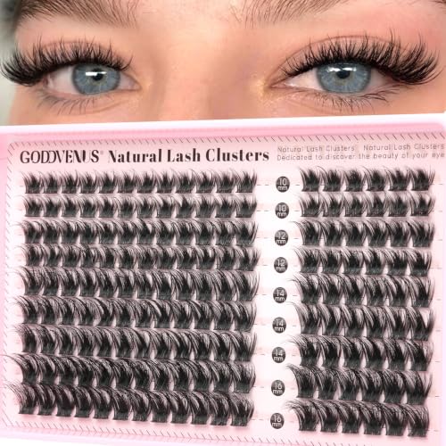 Image 2 of A-Fluff lash clusters for the product Goddvenus Fluffy Lash Clusters Natural D Curl Cluster Eyelash Extensions