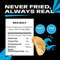 Thumbnail for Image 5 of popchips Popchips Potato Chips, Sea Salt, 4ct 5.0oz Share Bags