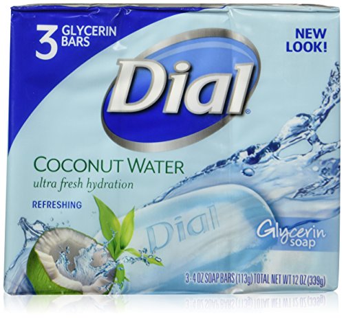 Image 1 of Coconut / 4 Ounce (Pack of 3) for the product Dial Skin Care Bar Soap, Coconut Water, 4 Ounce (Pack of 3)