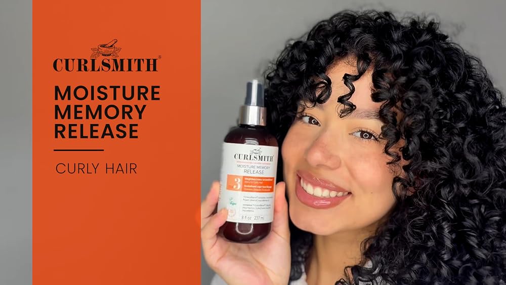 Image 8 of CURLSMITH Moisture Memory Release Lightweight Leave-In Conditioner for Curls