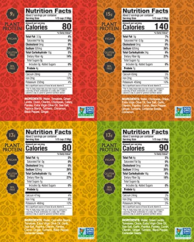 Image 2 of Mina Moroccan Lentils, Chickpeas, White Beans & Harira Variety Pack of 8 (10 oz)
