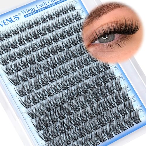 Image 8 of Q-wispy clusters for the product Goddvenus Eyelash Extensions Wispy Natural DIY C Curl Individual Lashes Clusters