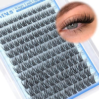 Thumbnail for Image 8 of Q-wispy clusters for the product Goddvenus Eyelash Extensions Wispy Natural DIY C Curl Individual Lashes Clusters