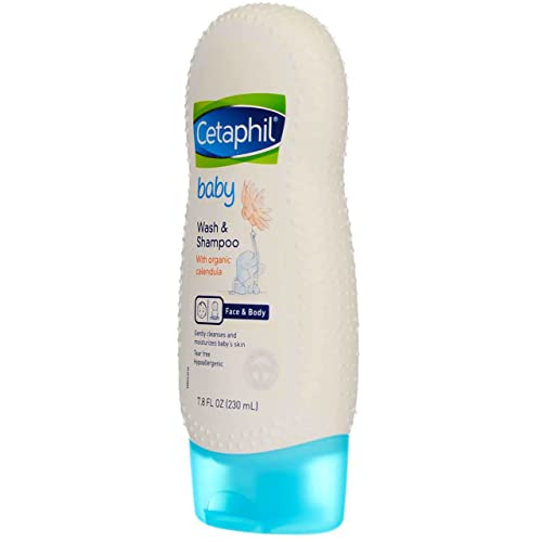 Image 4 of Cetaphil Baby Wash & Shampoo with Organic Calendula 7.8 FL OZ (230 mL) Pack of 2