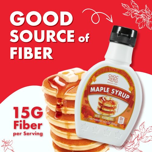 Image 4 of ChocZero Sugar Free Maple Syrup, 10.5 oz Bottle