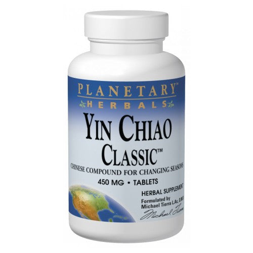 Planetary Herbals Yin Chiao Classic 450 mg 30 Tabs