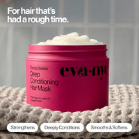 Thumbnail for Image 4 of EVA·NYC Therapy Session Deep Conditioning Hair Mask with Vegan Protein, Jojoba Oil  Argan Oil - 13.5 fl oz