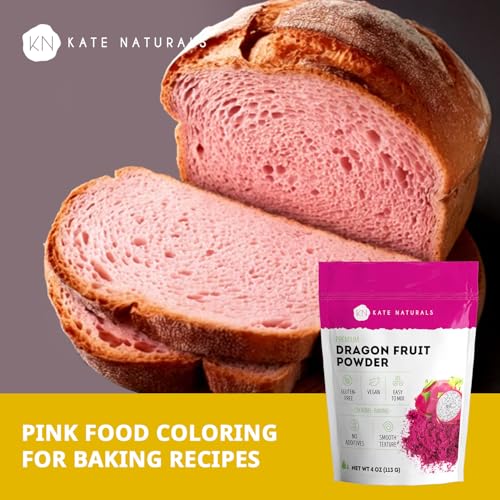 Image 5 of Kate Naturals Dragon Fruit Powder for Baking & Drinks (4oz)