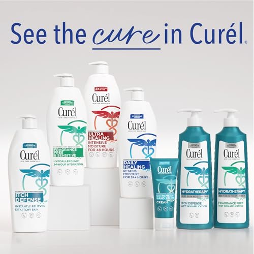Image 7 of Curel Fragrance Free Lotion, Sensitive Hypoallergenic Lotion for Dry Skin, 20 Oz, Pack of 4