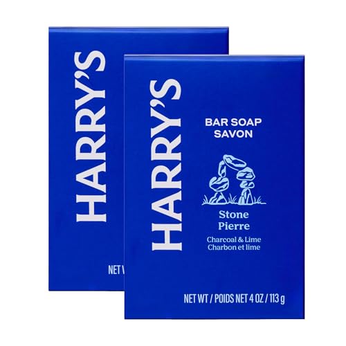 Image 1 of Stone / 4 Ounce (Pack of 2) for the product Harry's Bar Soap for Men