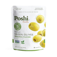 Thumbnail for Image 1 of Default Title for the product Poshi Green Pitted Olive Snack Packs, Original, 1.1 oz (Pack of 10)