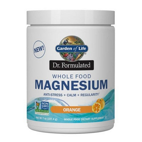 Garden of Life Dr. Formulated Magnesium Powder Orange, 7 Oz