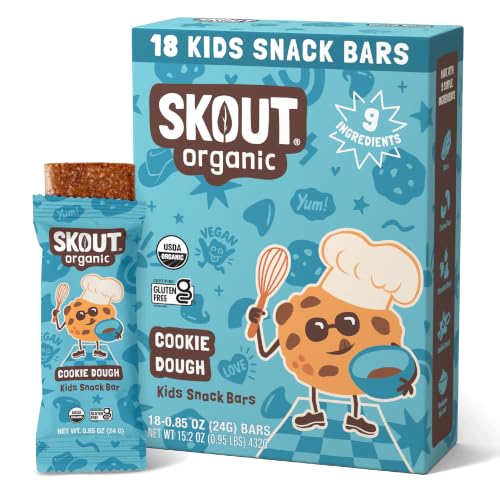 Image 1 of Default Title for the product Skout Organic Cookie Dough Kids Snack Bars (18 Pack)