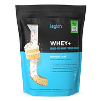 Thumbnail for Image 20 of Birthday Cake / 60 Servings (Pack of 1) for the product Legion Whey+ Protein Isolate Grass Fed
