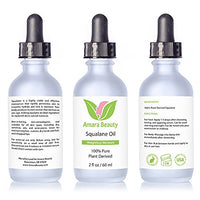 Thumbnail for Image 7 of Amara Beauty Squalane Oil Moisturizer with 100% Pure Plant Derived Squalane for Face, Body, Skin and Hair - Face Oil 2 fl. oz.