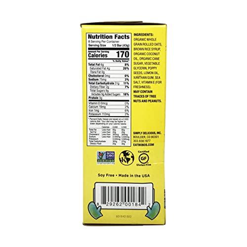 Image 5 of Bobo's Oat Bars Lemon Poppyseed Oat Bar 4 Count 3 Ounce