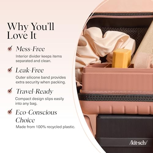 Image 4 of Kitsch 4-Compartment Travel Soap Case – TSA-Approved Bar Soap Holder
