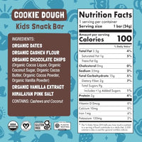 Thumbnail for Image 2 of Skout Organic Cookie Dough Kids Snack Bars (18 Pack)