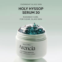 Thumbnail for Image 3 of ARENCIA Glow Hyssop Overnight Face Mask Serum - hydrating & Anti-Aging Serum for younger looking Korean Glass Skin, Vitamin A, C, E, Niacinamide, Peptide