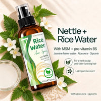 Thumbnail for Image 6 of Seven Minerals Nettle and Rice Water Spray for Hair 4 fl oz