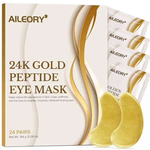 Image 1 of Default Title for the product AILEORY 24K Gold Peptide Under Eye Patches (24 Pairs)