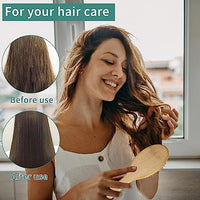 Thumbnail for Image 6 of DEBETOOL Bamboo Hair Brush Set, Natural Wooden Paddle Detangling Brush