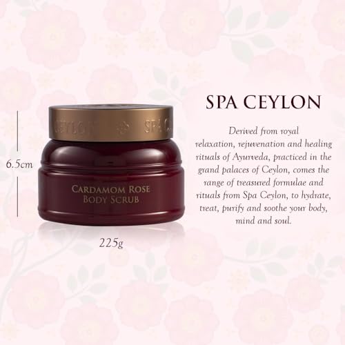 Image 2 of SPA CEYLON Cardamom Rose Body Scrub 225g