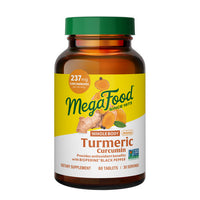 Thumbnail for MegaFood Turmeric Curcumin Minis Whole Body 60 Tabs