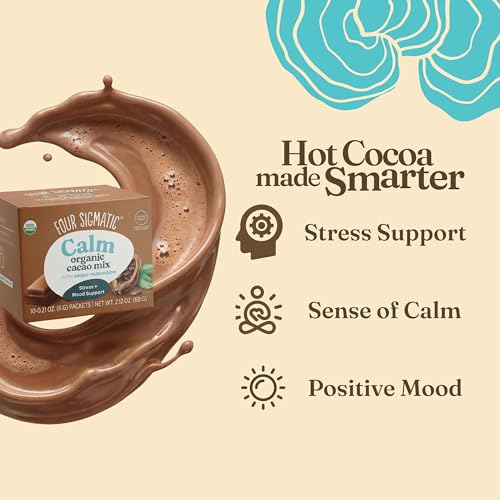 Image 6 of Four Sigmatic Calm Mushroom Cacao Mix 10 Count