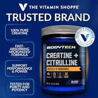 Thumbnail for Image 2 of BodyTech Creatine Monohydrate + Citrulline Powder, Unflavored, 30 Servings