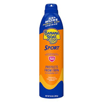 Thumbnail for Image 1 of Default Title for the product Banana Boat Sport SPF 50 Sunscreen Spray, Family Size, 9.5 oz