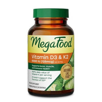 Thumbnail for Image 2 of 60 Count (Pack of 1) for the product MegaFood Vitamin D3 & K2 5000 IU Mini Capsules