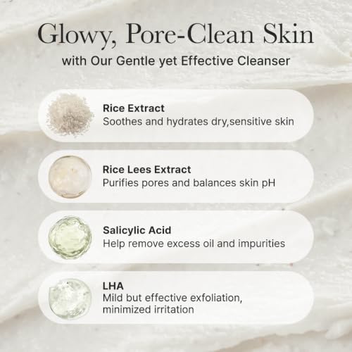 Image 4 of ARENCIA Rice + LHA Pore Control Rice Cake Cleanser 150ml / 5.07 fl oz